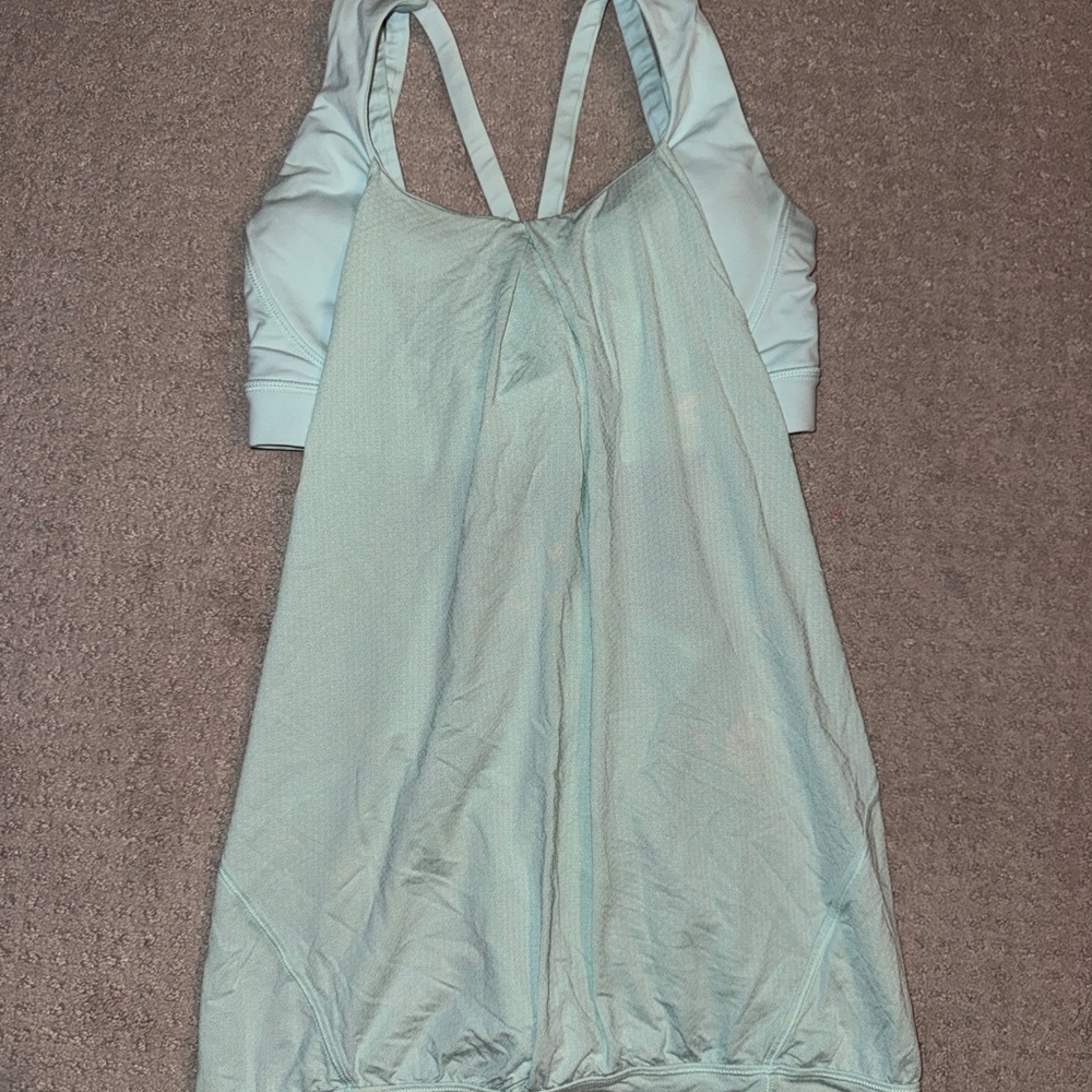 Lululemon Athletica Mint Strappy Tank Top